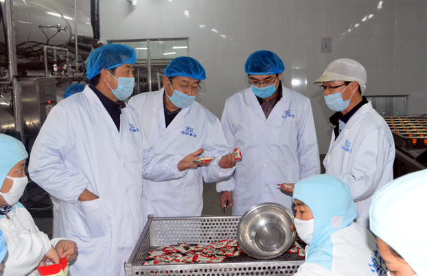 省食品藥品監(jiān)督管理局檢查組來公司檢查指導(dǎo)工作 省食品藥品監(jiān)督管理局檢查組來公司檢查指導(dǎo)工作